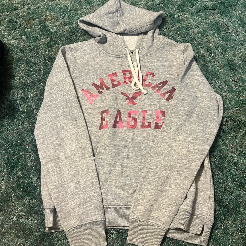 Gray American Eagle Sweatshirt
